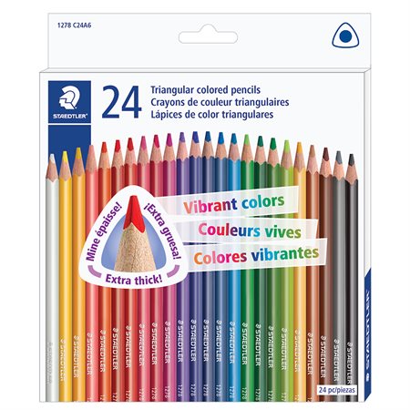 Crayons à mine Mirado®Non taillé. HB. Boîte de 12